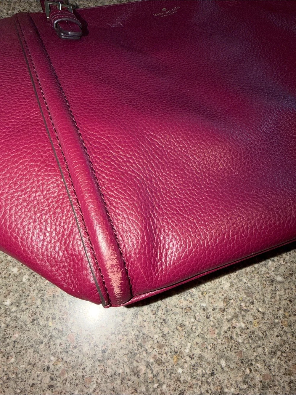 kate spade Pebbled Leather Berry Tote